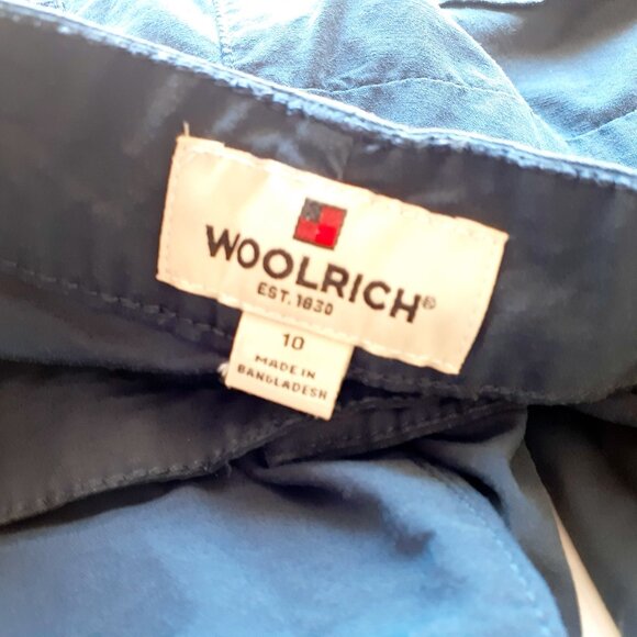 Woolrich Womens Capri Pants Navy Cargo Hiking Outdoor Size 10 - Picture 7 of 10